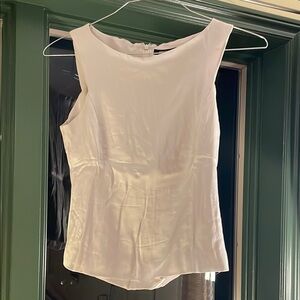 Elegant Silver Sleeveless Top